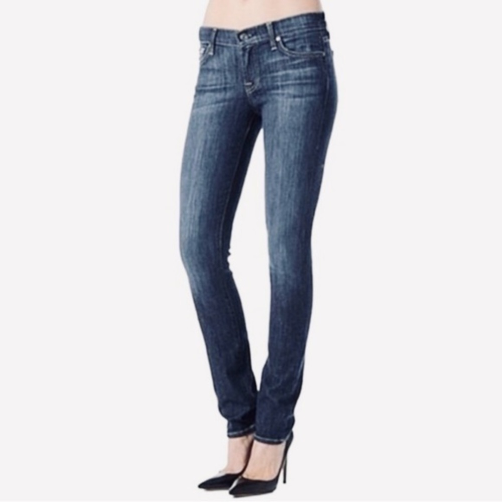 7 For All Mankind Roxanne Jeans Denim Blue 24